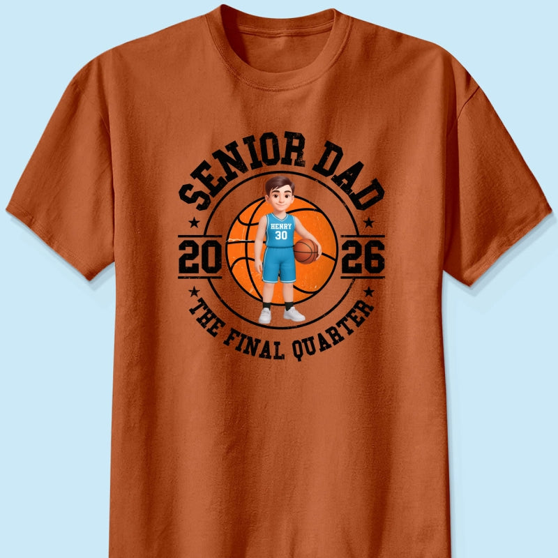 Sport Senior Proud Mom Dad Of Graduate - Personalized Shirt - Basketball, Baseball, Football