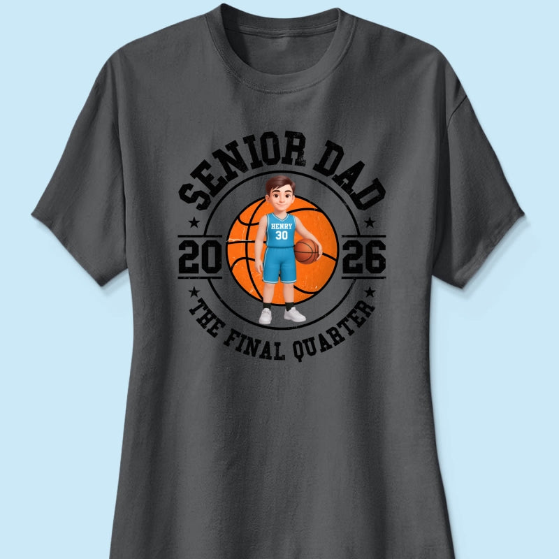 Sport Senior Proud Mom Dad Of Graduate - Personalized Shirt - Basketball, Baseball, Football