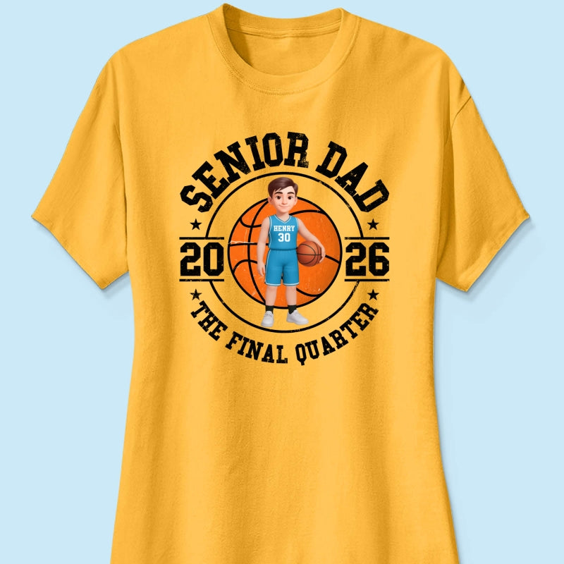 Sport Senior Proud Mom Dad Of Graduate - Personalized Shirt - Basketball, Baseball, Football
