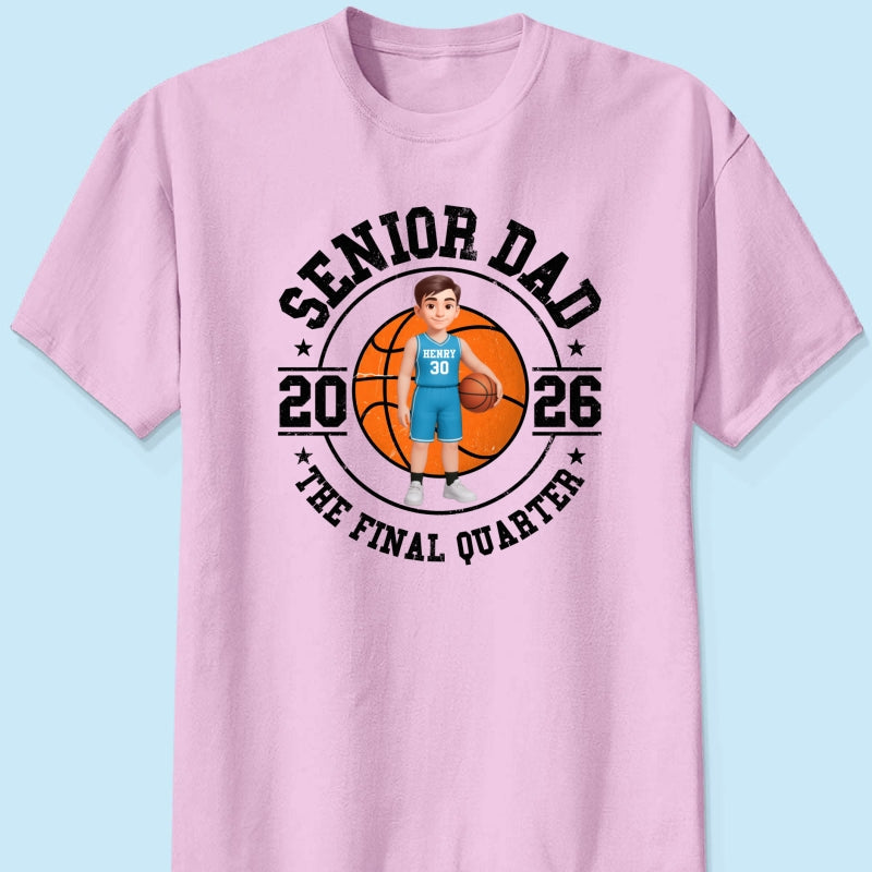 Sport Senior Proud Mom Dad Of Graduate - Personalized Shirt - Basketball, Baseball, Football