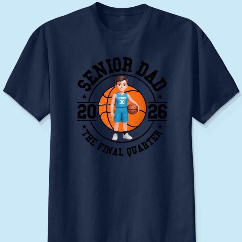 Sport Senior Proud Mom Dad Of Graduate - Personalized Shirt - Basketball, Baseball, Football