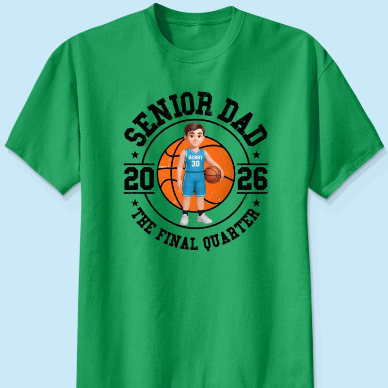 Sport Senior Proud Mom Dad Of Graduate - Personalized Shirt - Basketball, Baseball, Football