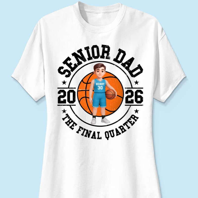 Sport Senior Proud Mom Dad Of Graduate - Personalized Shirt - Basketball, Baseball, Football