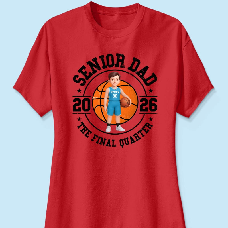 Sport Senior Proud Mom Dad Of Graduate - Personalized Shirt - Basketball, Baseball, Football