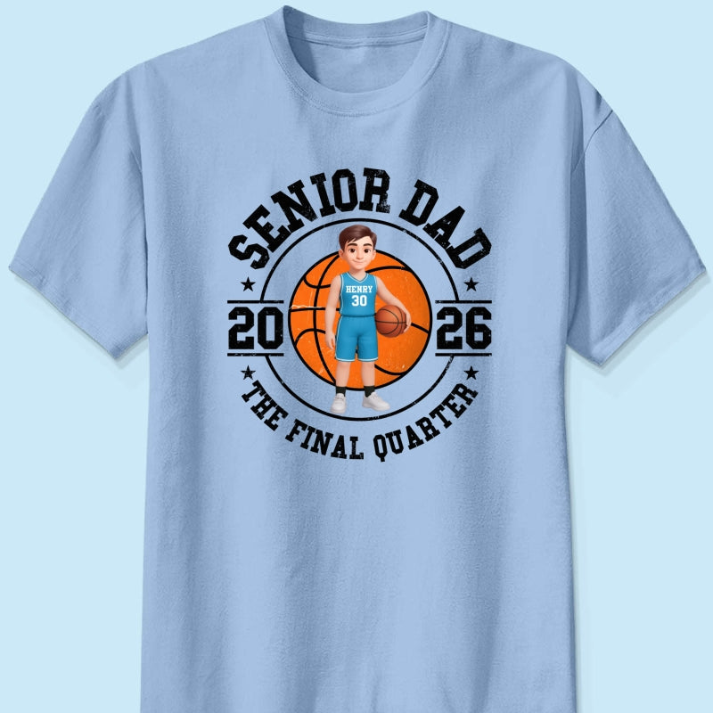 Sport Senior Proud Mom Dad Of Graduate - Personalized Shirt - Basketball, Baseball, Football