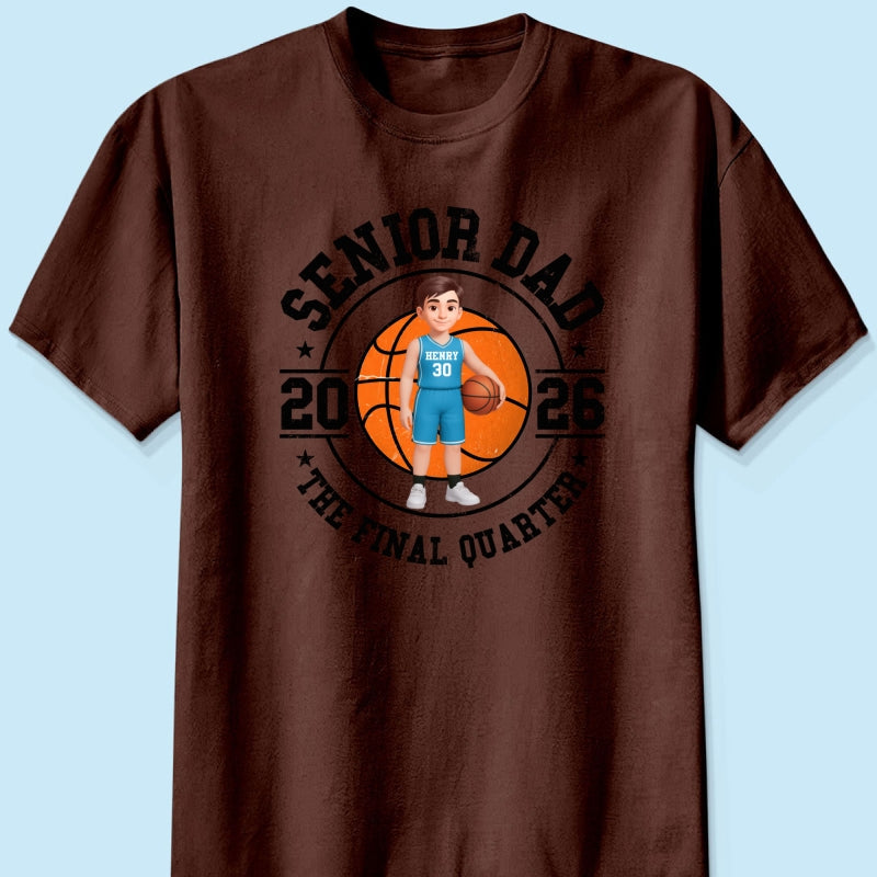 Sport Senior Proud Mom Dad Of Graduate - Personalized Shirt - Basketball, Baseball, Football