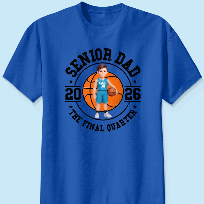 Sport Senior Proud Mom Dad Of Graduate - Personalized Shirt - Basketball, Baseball, Football