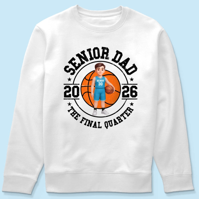 Sport Senior Proud Mom Dad Of Graduate - Personalized Shirt - Basketball, Baseball, Football
