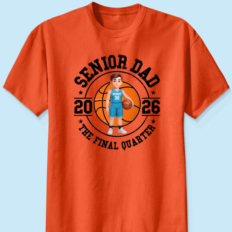 Sport Senior Proud Mom Dad Of Graduate - Personalized Shirt - Basketball, Baseball, Football
