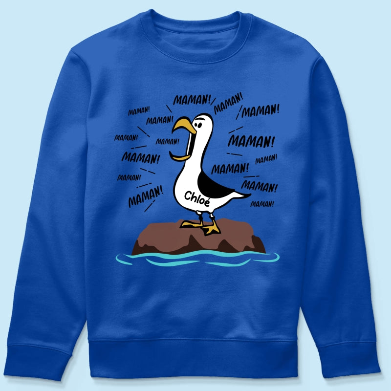 Mouettes Maman! Maman! Maman! – T-shirt Personnalisé – Cadeau Rigolo pour la Fête des Mères