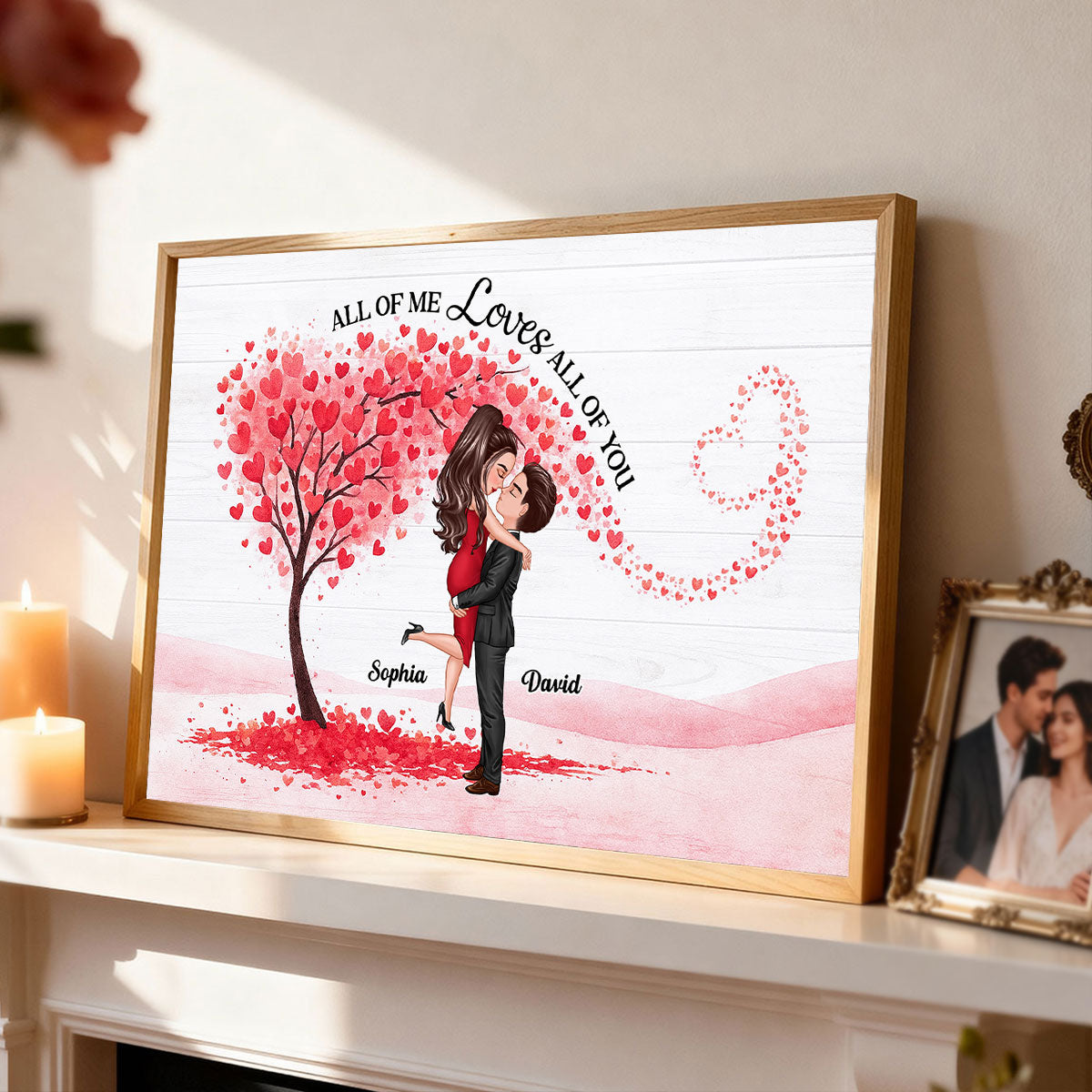 You Will Forever Be My Always - Personalized Poster - Gift for Couple