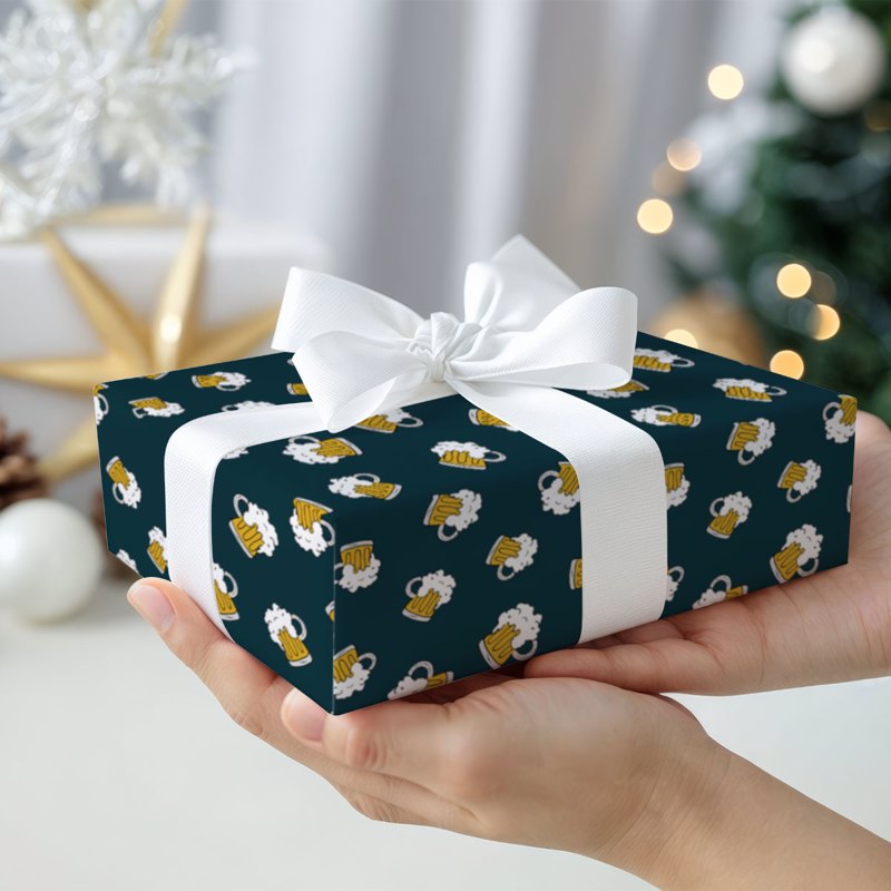 Beer Ice Cold Gift Wrapping Paper