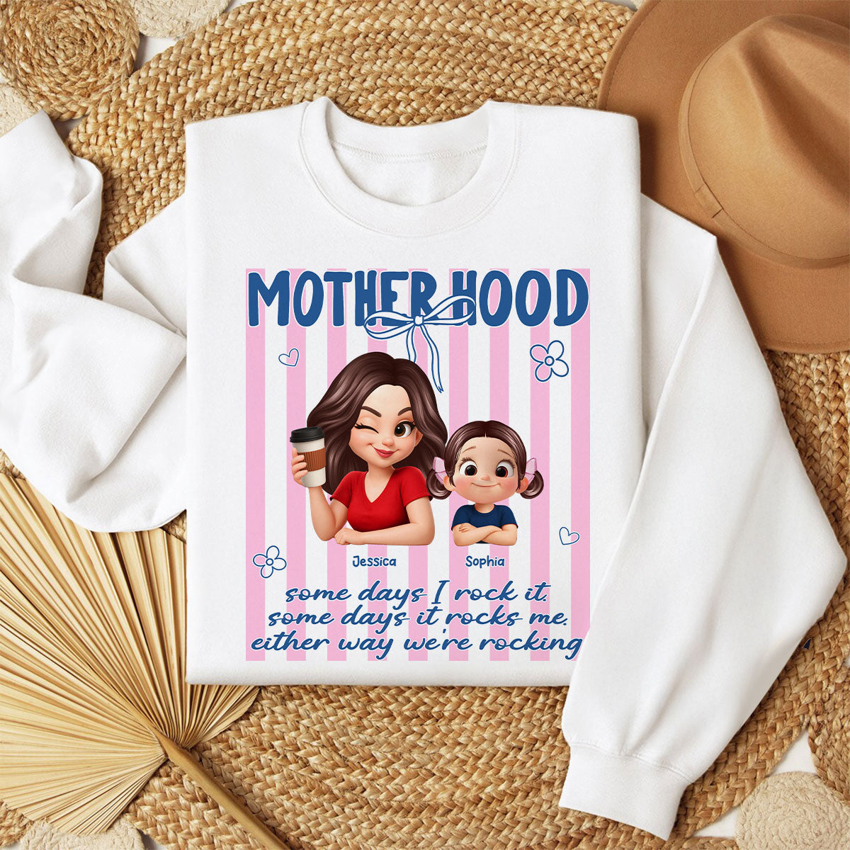 Rockin' the Motherhood - Personalized Shirt - Mother's Day Gift for Mom, Wife