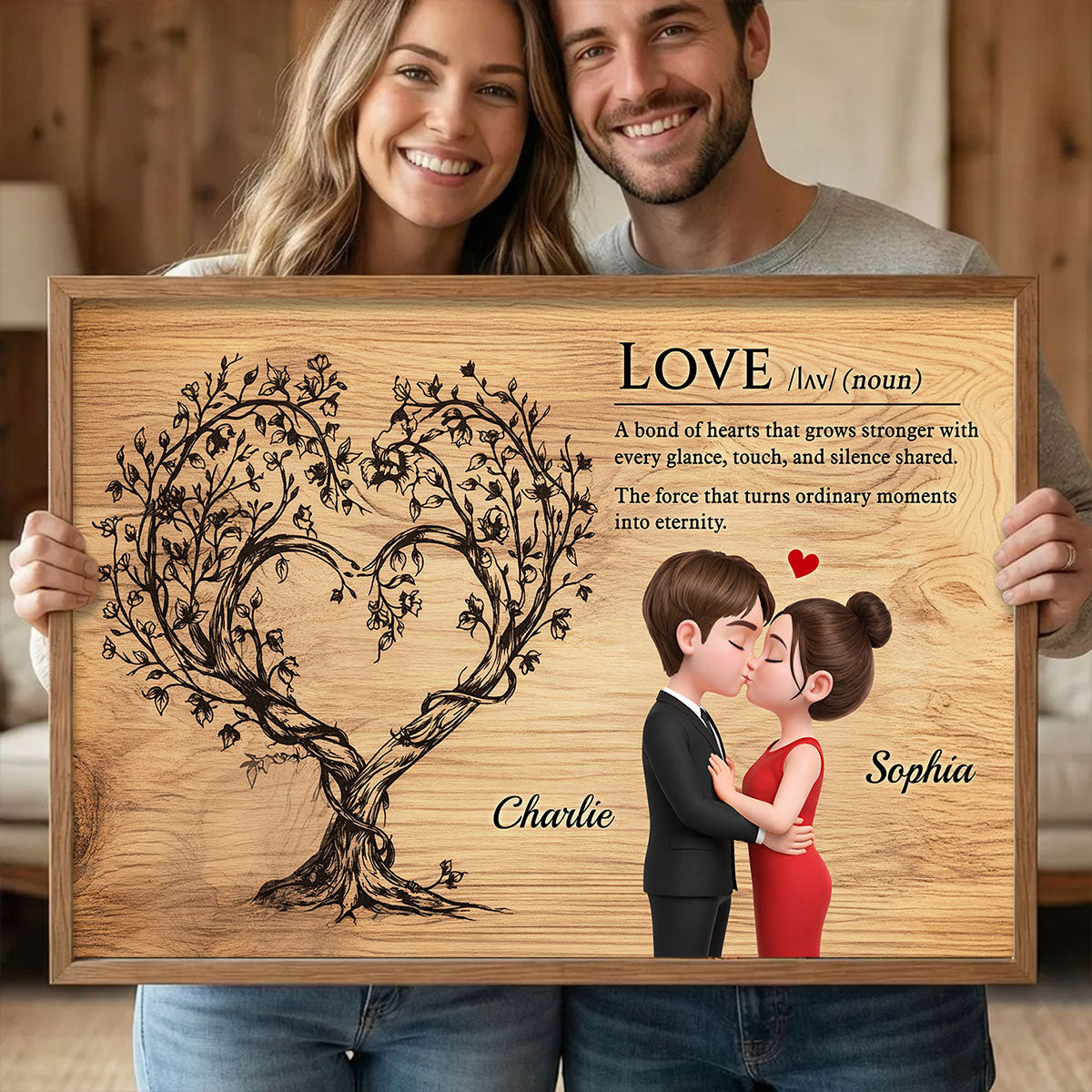 Love Definition Wall Decor - Personalized Poster - Anniversary, Valentine's Day Gift, Gift For Him, Gift For Her