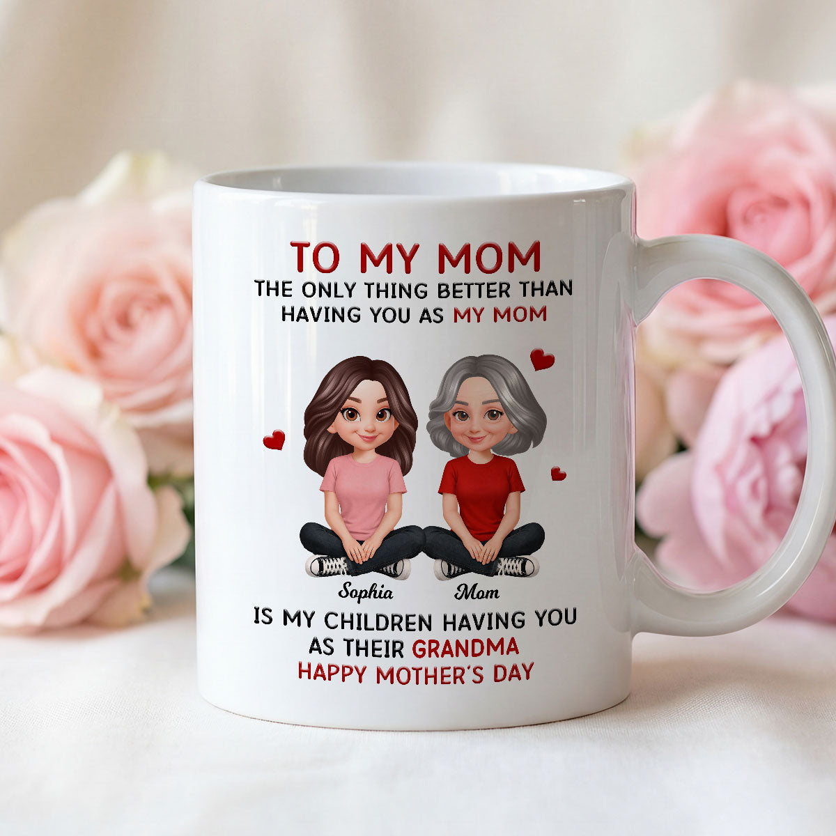 To My Mom The Only Thing Better Than Having You As Mom - Personalized Mug - Mother's Day Gift For Mom