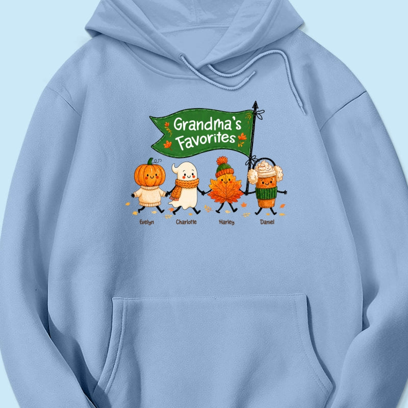 On-trend Fall Season Funny Kids - Personalized Shirt - Gift For Grandmas, Moms