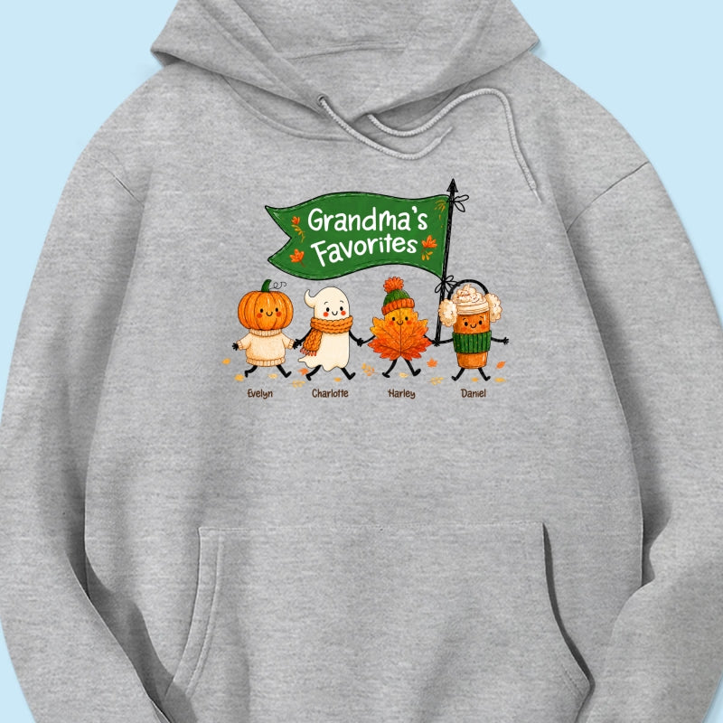 On-trend Fall Season Funny Kids - Personalized Shirt - Gift For Grandmas, Moms