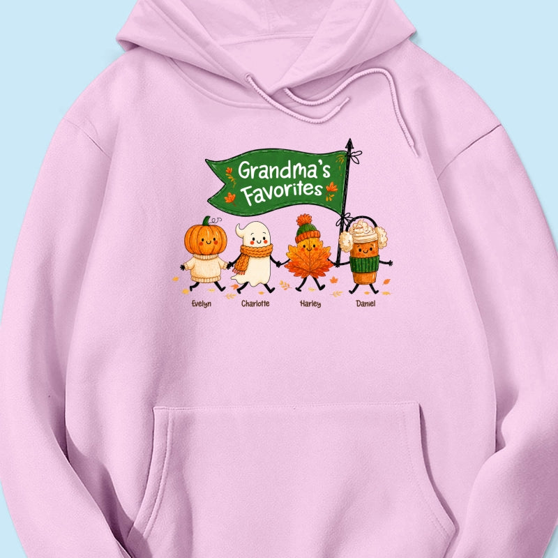 On-trend Fall Season Funny Kids - Personalized Shirt - Gift For Grandmas, Moms