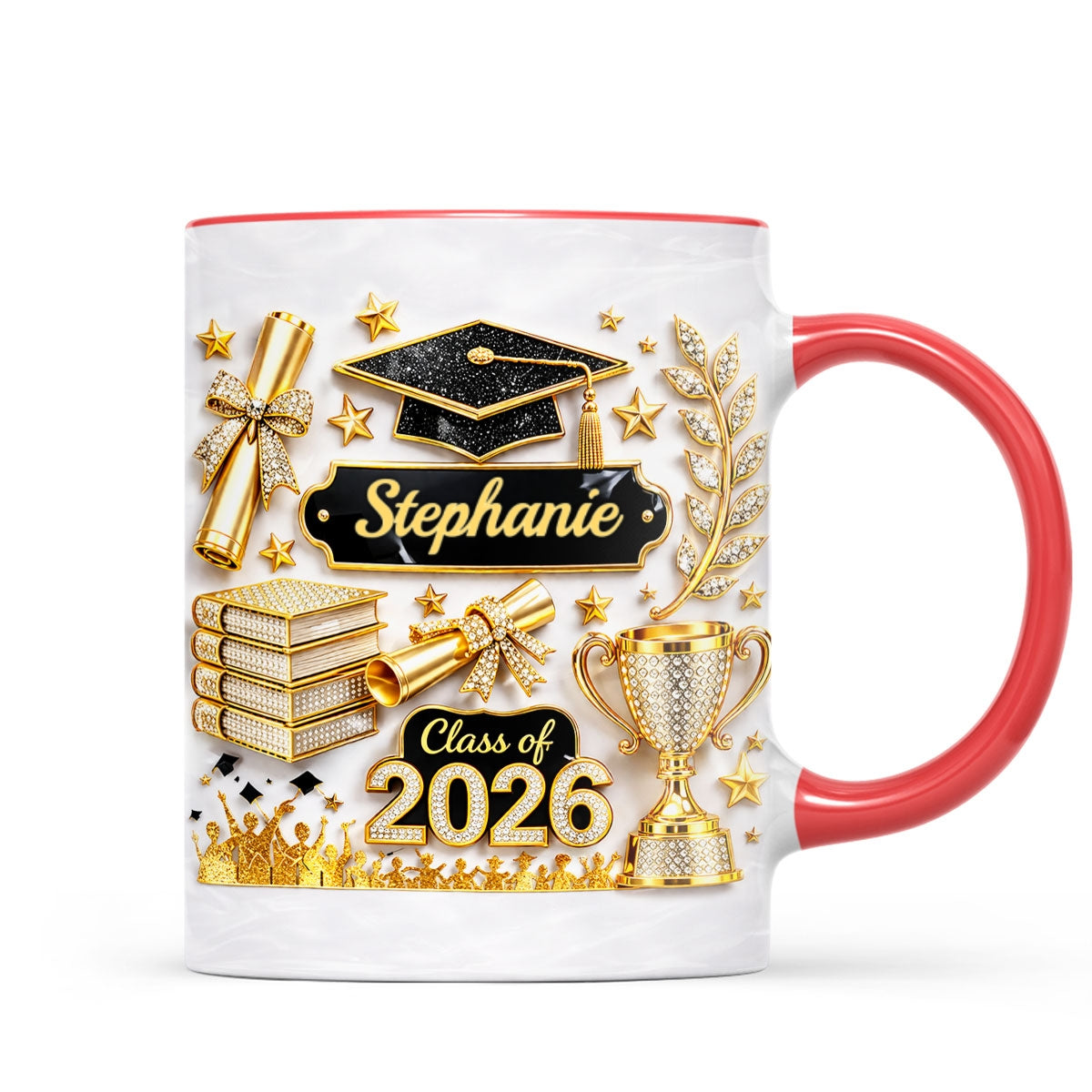 Class Of Graduation - Personalized Mug - Graduation Gift, Keepsake For Daughter, Granddaughter
