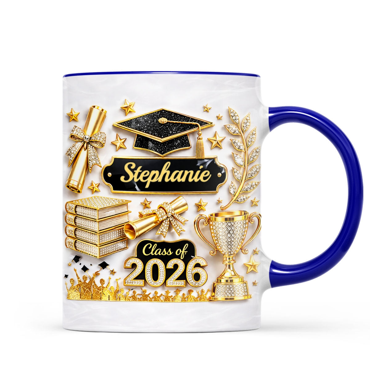 Class Of Graduation - Personalized Mug - Graduation Gift, Keepsake For Daughter, Granddaughter