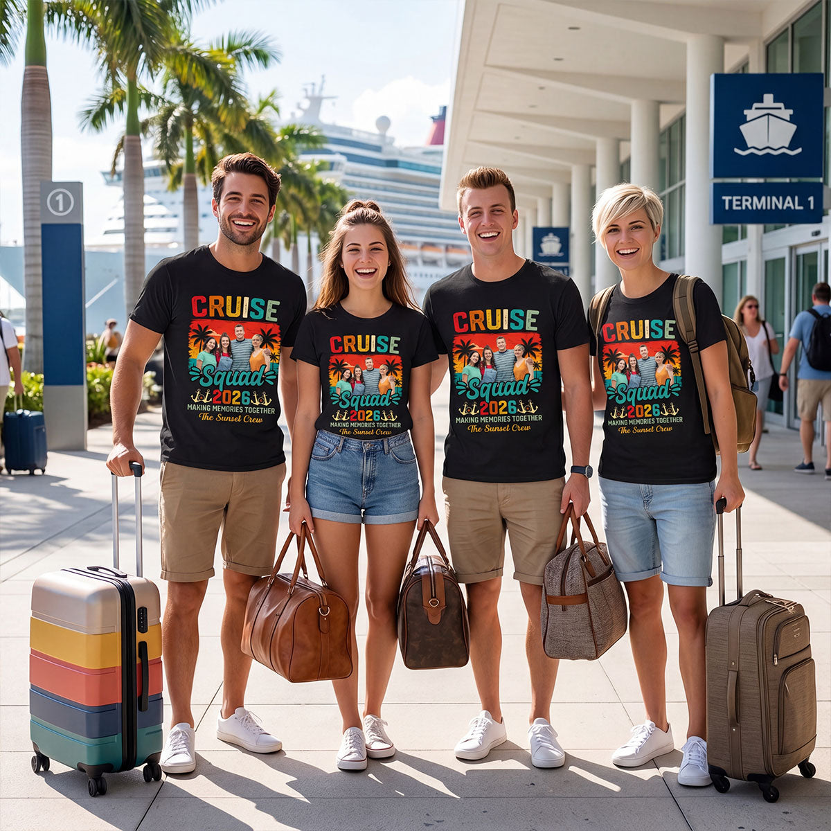 Cruise Shirts 2026 Matching Vacation Shirts - Personalized Shirt - Summer Trip Group Outfit