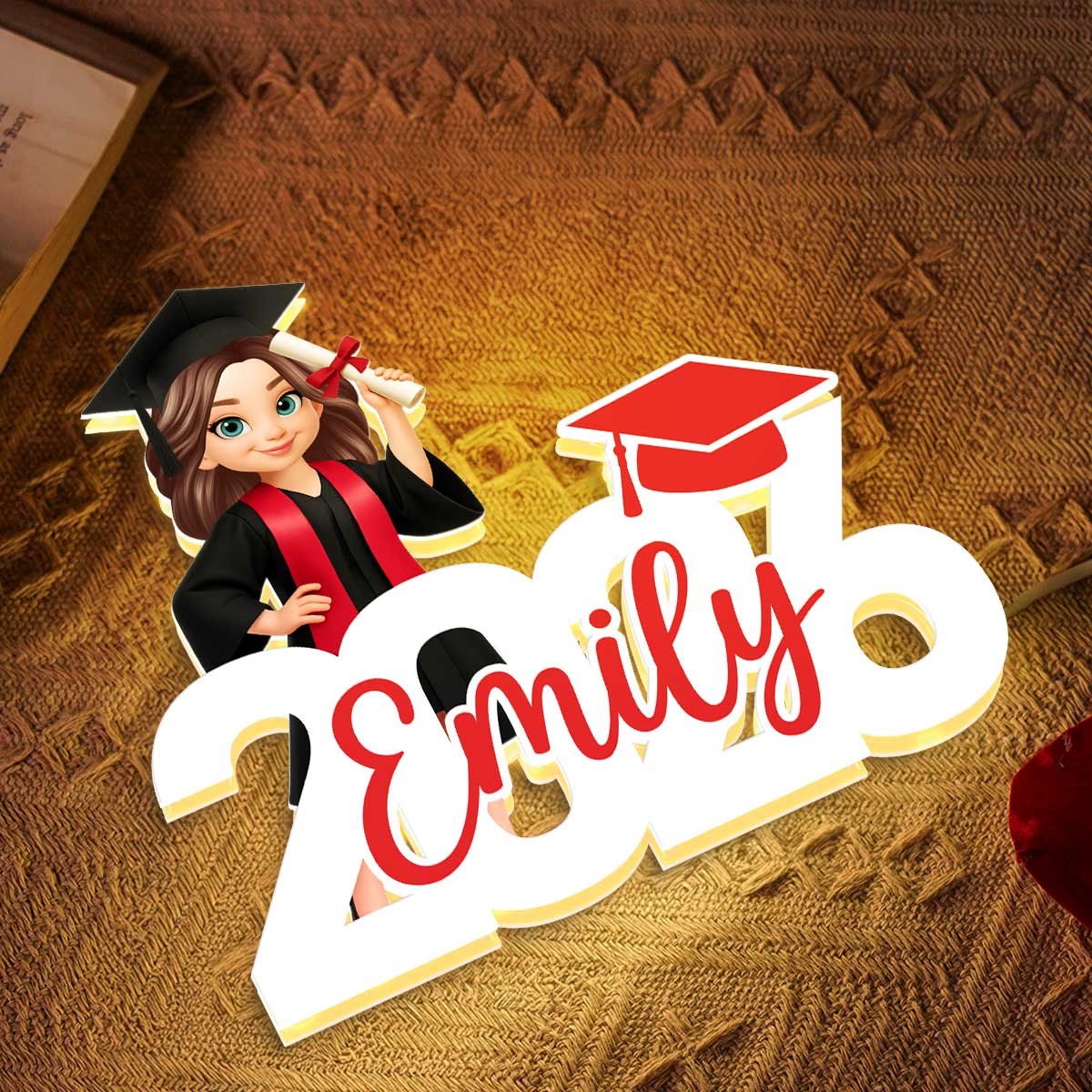 Graduation Senior - Personalized Light Box - Christmas Gift For Graduates