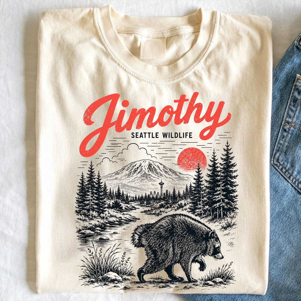 Lovable Viral Seattle Jimothy Raccoon Shirt - Trending 2026 Shirt