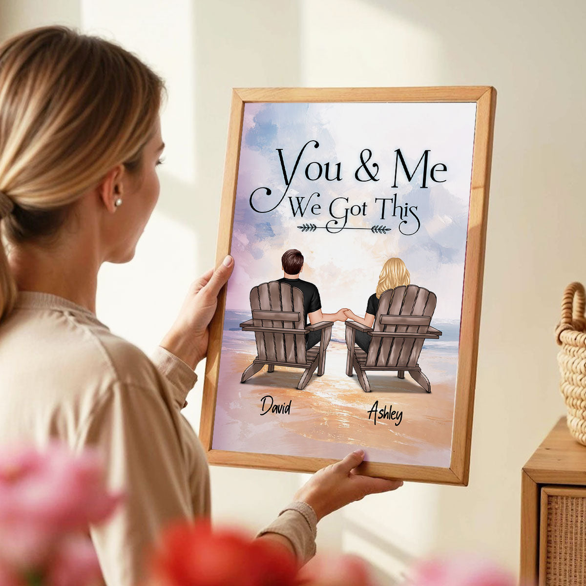 You & Me Forever - Personalized Poster - Gift for Couple, for Him, for Her