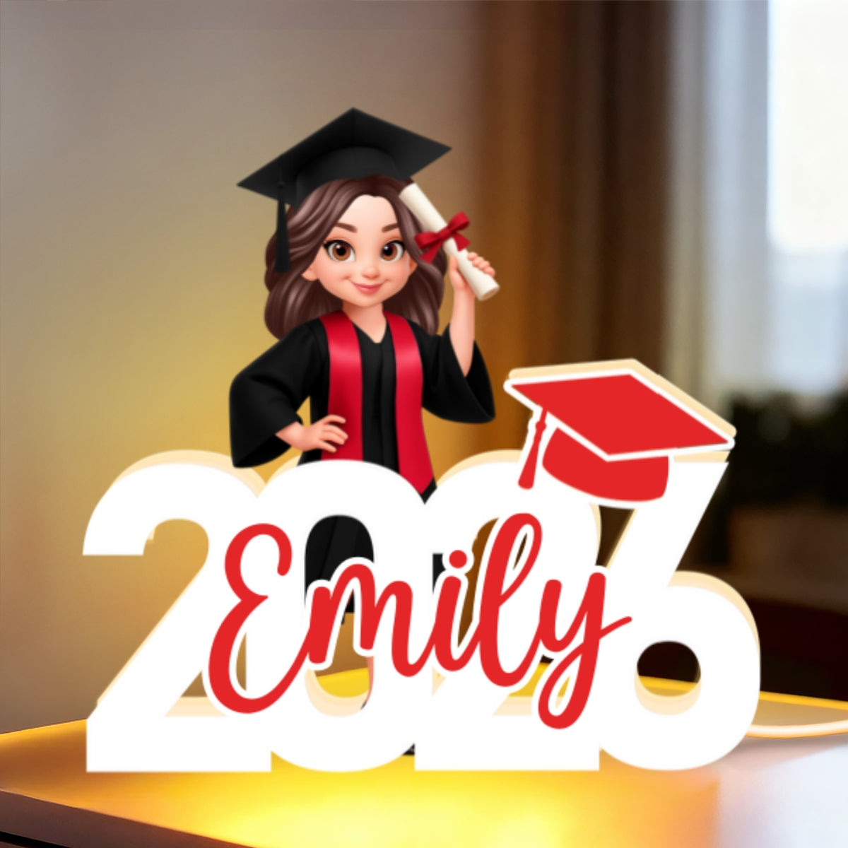 Class Of Graduation Senior - Personalized Light Box - Gift For Graduation Day, Graduation Gift, Keepsake
