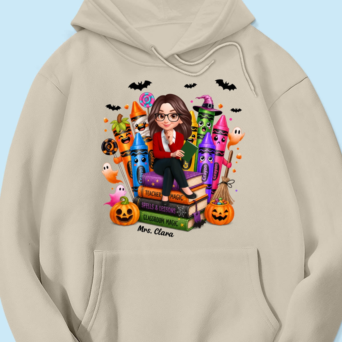 Teacher Halloween Crayon Crew - Personalized Shirt