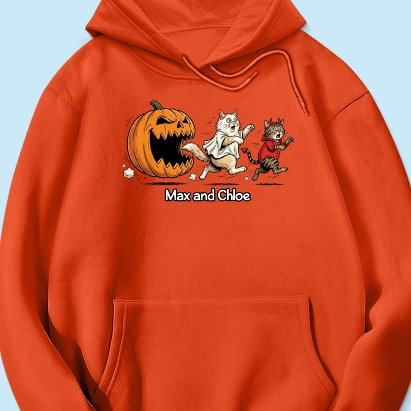 Funny Halloween Cat Dog Upload Photo - Personalized Shirt - Gift For Cat Lovers, Dog Lovers