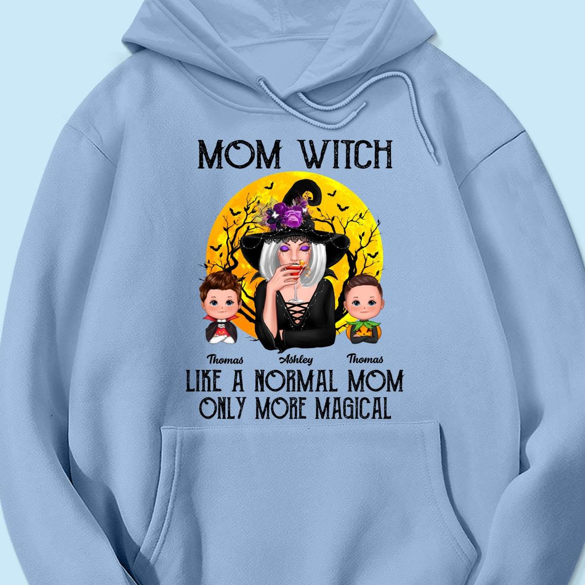 Mom Witch Like Normal Mom More Magical Halloween Personalized Shirt