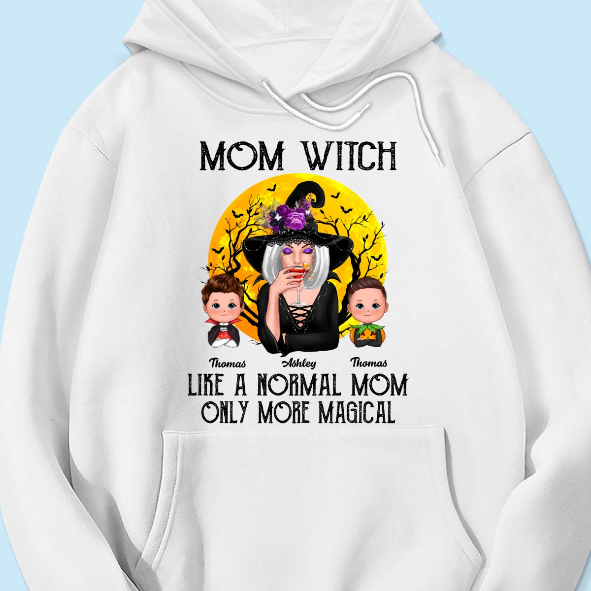 Mom Witch Like Normal Mom More Magical Halloween Personalized Shirt