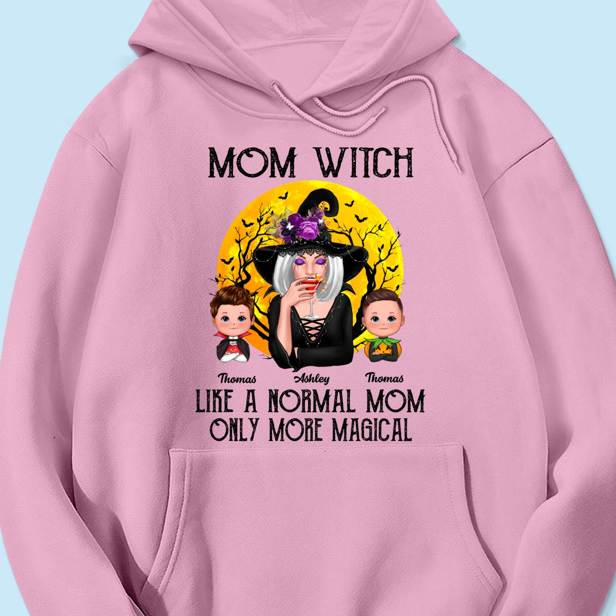 Mom Witch Like Normal Mom More Magical Halloween Personalized Shirt