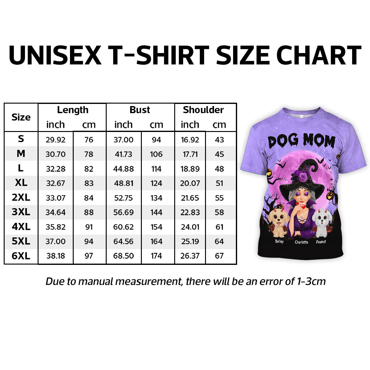Halloween Theme Spooky Dog Mom Witch - Personalized Shirt - Halloween Gift For Dog Lovers