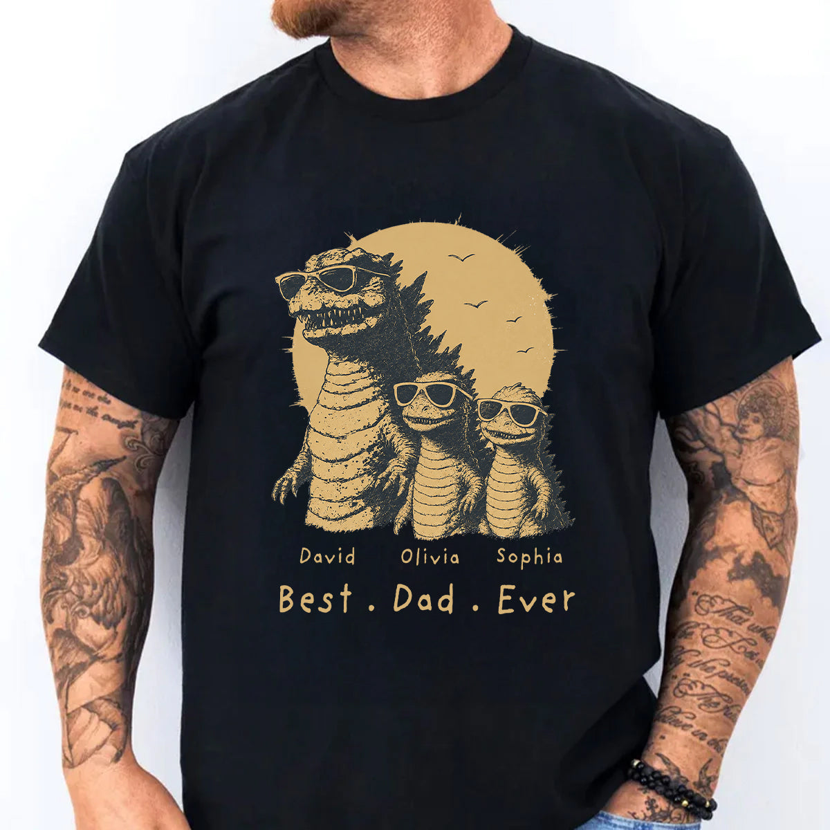 Best Dad Ever - Personalized Shirt - Funny Father's Day Gift for Dad, Papa, Husband