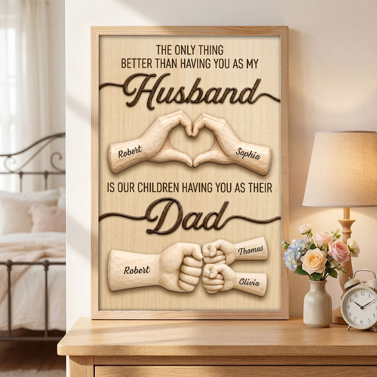 Sentimental Rustic The Only Thing Better Than Having You As Husband - Personalized Poster - Father's Day Gift For Husband, Dad