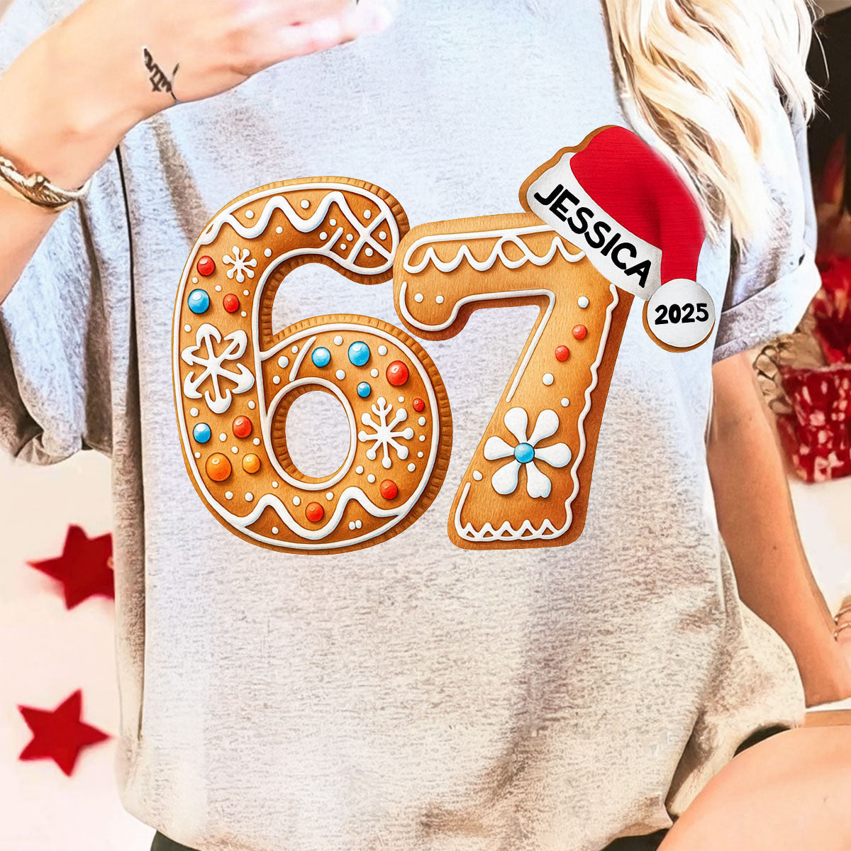 Custom Six Seven - Personalized Shirt - Teen Slang Funny Tree Decor, Funny Teen Grandkid Gift