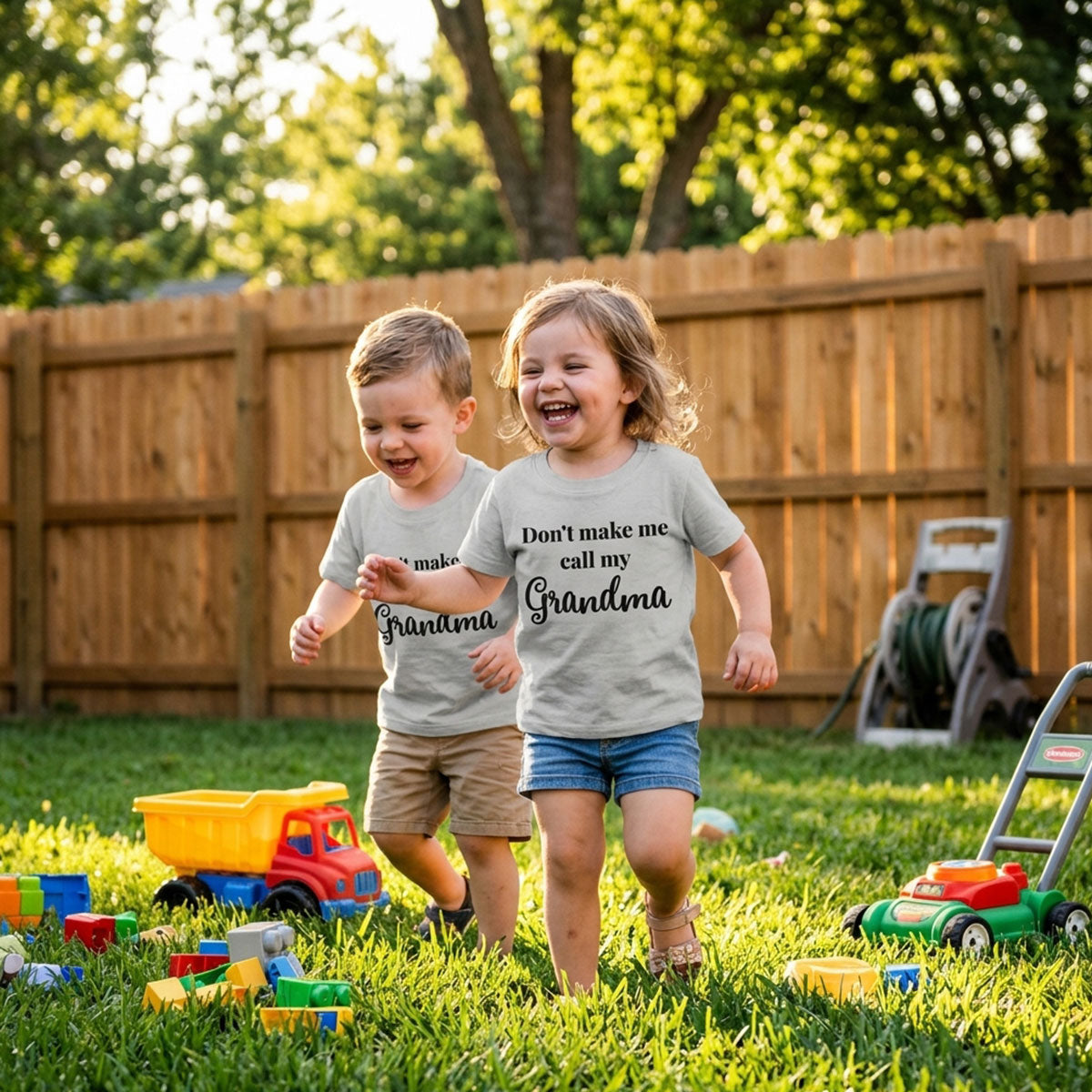Don't Make Me Call My Grandma Shirt For Kid