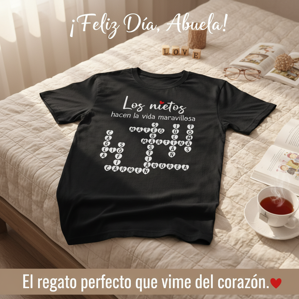 The Greatest Gift You Ever Know Crossword Puzzle Art - Personalized Shirt - Spanish Ver