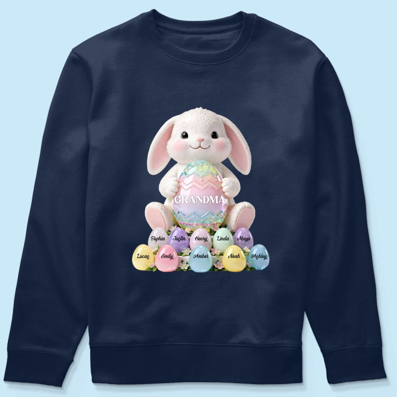 Bunny Grandma Easter - Personalized Shirt - Easter Gift for Grandma
