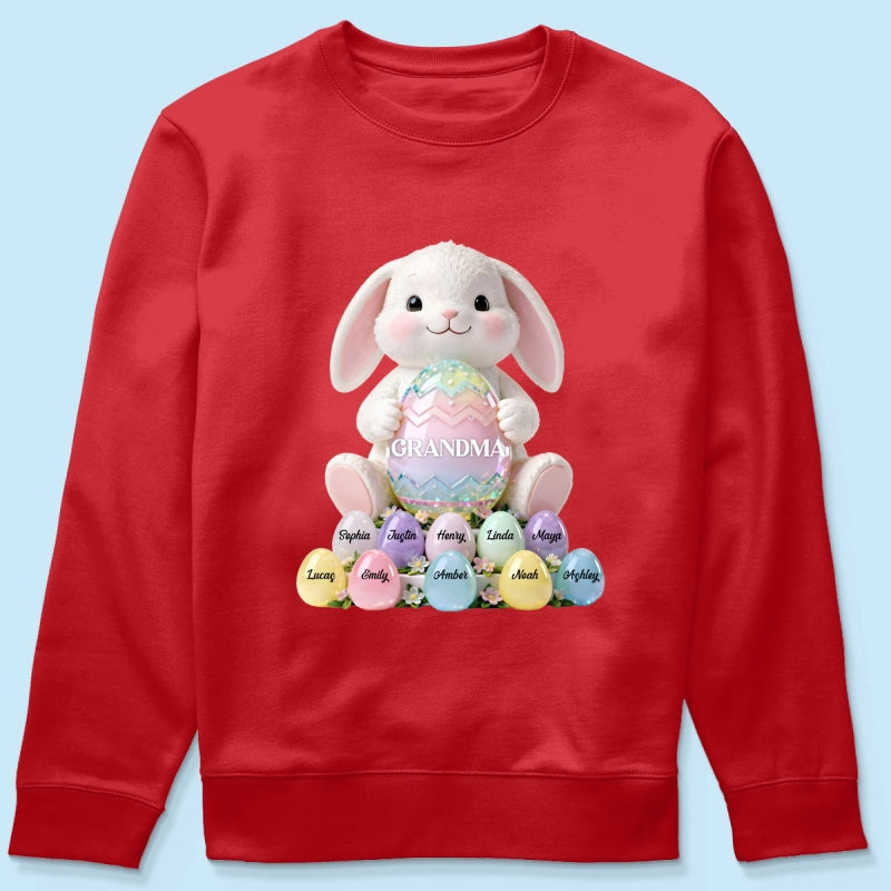 Bunny Grandma Easter - Personalized Shirt - Easter Gift for Grandma