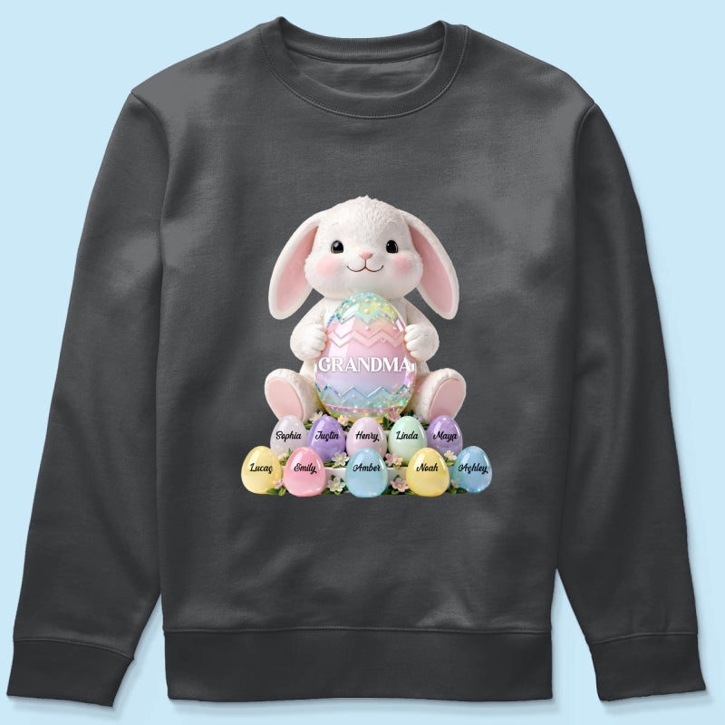 Bunny Grandma Easter - Personalized Shirt - Easter Gift for Grandma