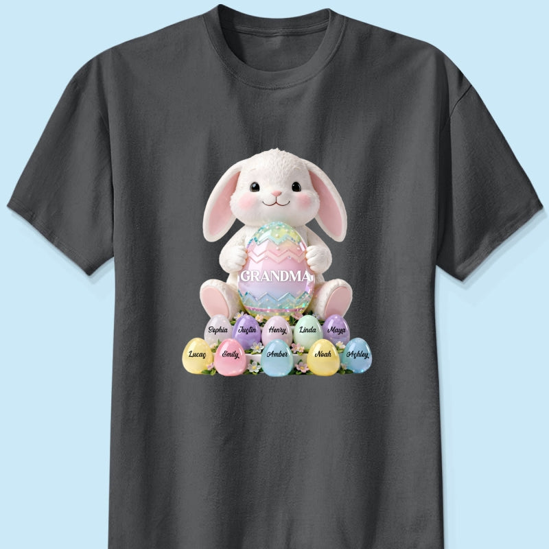 Bunny Grandma Easter - Personalized Shirt - Easter Gift for Grandma