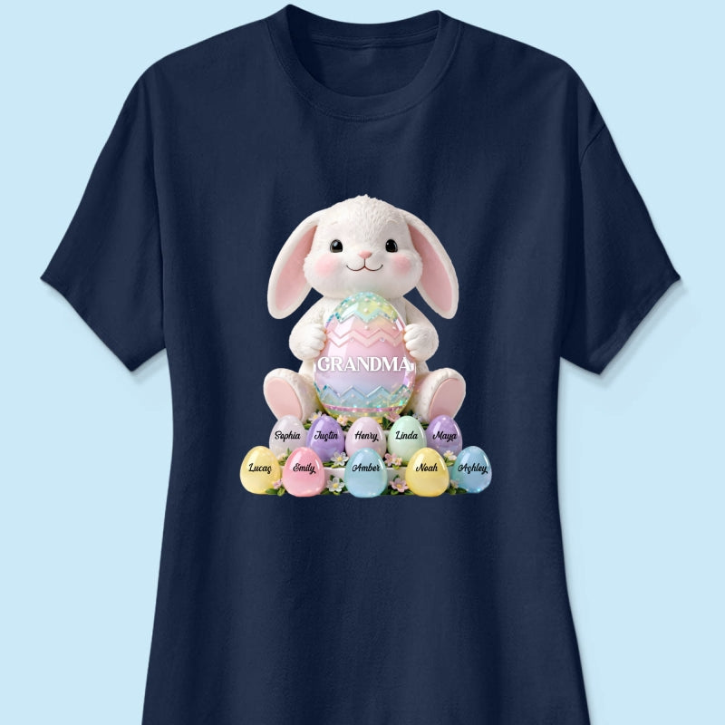 Bunny Grandma Easter - Personalized Shirt - Easter Gift for Grandma