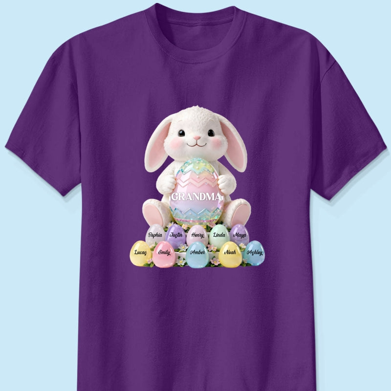 Bunny Grandma Easter - Personalized Shirt - Easter Gift for Grandma