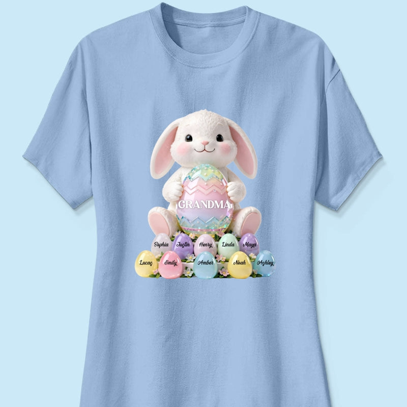 Bunny Grandma Easter - Personalized Shirt - Easter Gift for Grandma