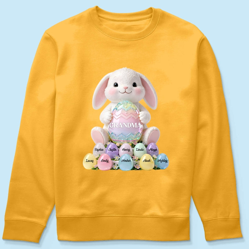 Bunny Grandma Easter - Personalized Shirt - Easter Gift for Grandma