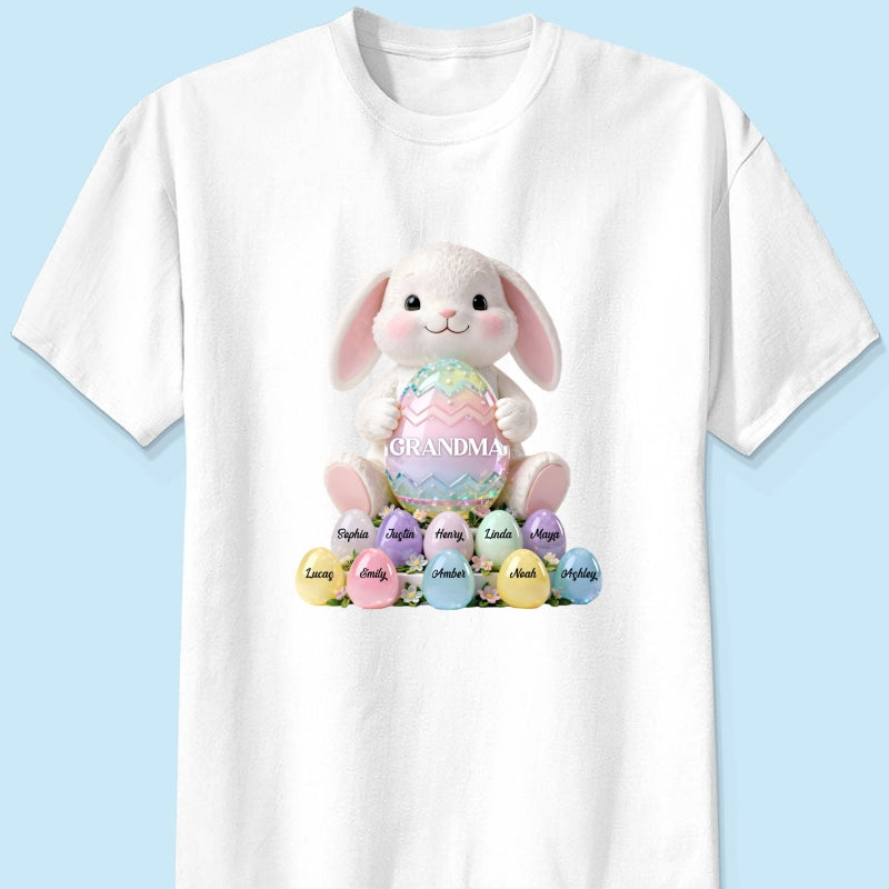 Bunny Grandma Easter - Personalized Shirt - Easter Gift for Grandma