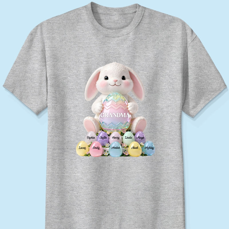 Bunny Grandma Easter - Personalized Shirt - Easter Gift for Grandma